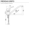 Grifo Monomando Fregadero Vertical Encimera G4014