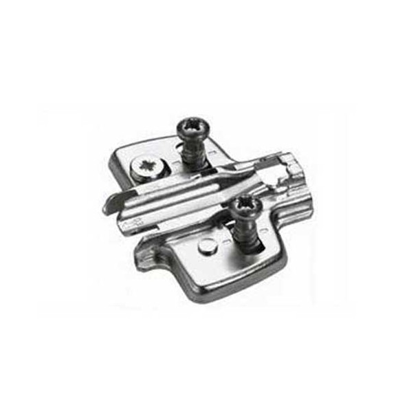 Base en Cruz con Excéntrica para Bisagra Hettich