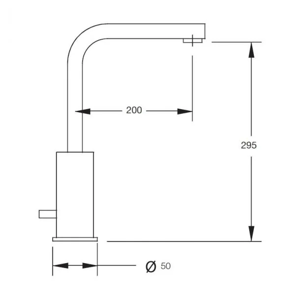 Grifo Recto para Cocina