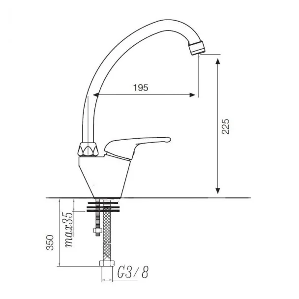 Grifo Norma para Cocina