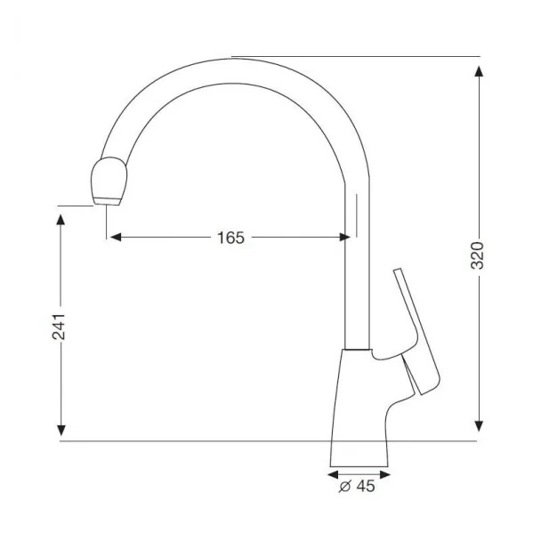 Grifo Fedora para Cocina
