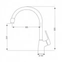 Grifo Fedora para Cocina