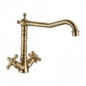 Grifo Angular Classic Bronce para Cocina