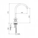 Grifo Classic Bronce para Cocina