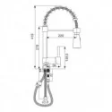 Grifo Industrial Muelle 01 para Cocina