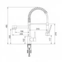 Grifo Industrial Muelle 02 para Cocina