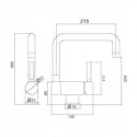 Grifo Abatible Iris para Cocina