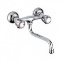 Grifo de Pared Bimando Caño Inferior Aida para Cocina