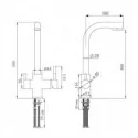 Grifo Osmosis Angular Tipo 1 para Cocina