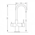 Grifo Osmosis Circular para Cocina