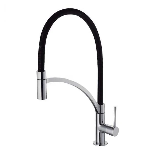 Grifo Flexible Alcor Negro para Cocina