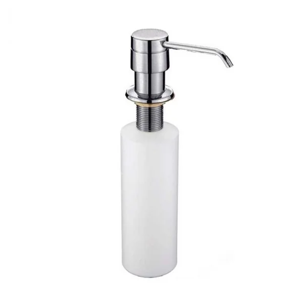 Dispensador de Jabón Redondo Inox para Fregadero Cocina