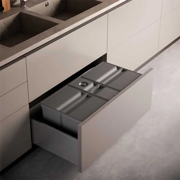 Cubo de Barura Ecológico para Cajón de Cocina | Menage Confort