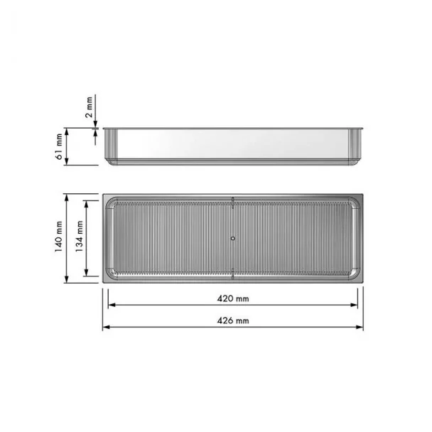 Bandeja Rectangular Accesorios para Cajón | Menage Confort
