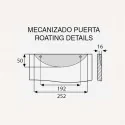 Tirador de Zamak Metalizado Cromo Mate 2433