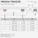 Tirador de Aluminio Anodizado 2457