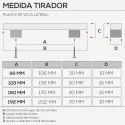 Tirador de Acero Inoxidable 2312