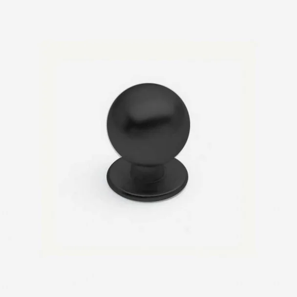 Pomo de Zamak Negro Mate 3441