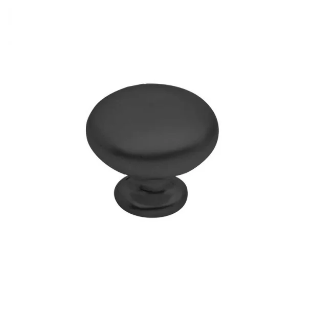 Pomo de Zamak Negro Mate 3505