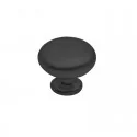 Pomo de Zamak Negro Mate 3505