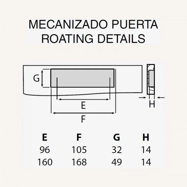 Tirador de Zamak Negro Mate 4057E