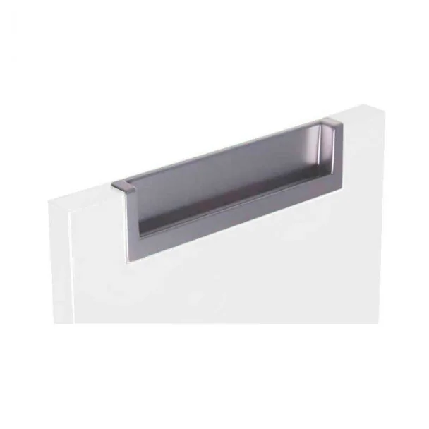 Tirador de Zamak Metalizado Cromo Mate 4036E