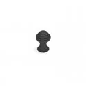 Pomo de Zamak Negro Mate 3495