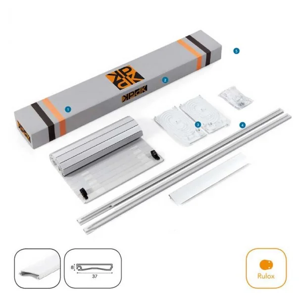 Kit Persiana 90 x 150 cm PVC Blanco para Muebles de Cocina