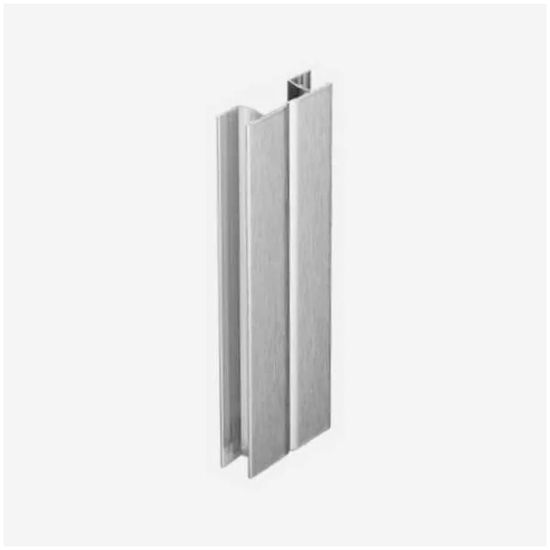 Multiángulo Aluminio Cepillado para Zócalo de PVC Rodapié Cocina