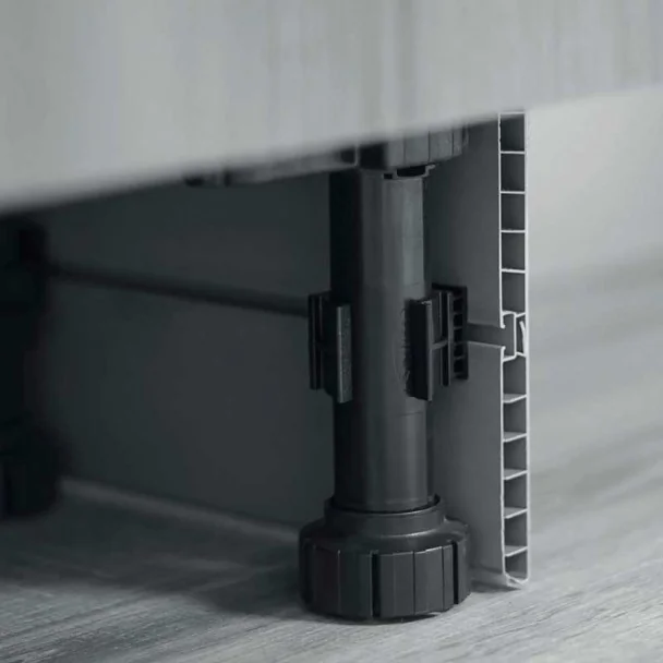 Zócalo de PVC Negro para Rodapié Cocina