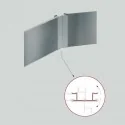 Multiángulo Blanco para Zócalo de PVC Rodapié Cocina