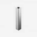 Ángulo 90º Aluminio Cepillado para Zócalo de PVC Rodapié Cocina