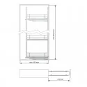 Kit Bastidor Columna Extraíble Slim Compact