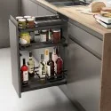 Botellero Extraíble 3 Alturas Flat Antracita