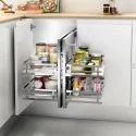 Bastidor Extraíble Articulado Flat Cromo
