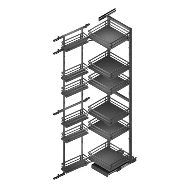 Kit Columna Despensero Extraíble Flat Antracita