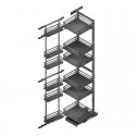 Kit Columna Despensero Extraíble Flat Antracita