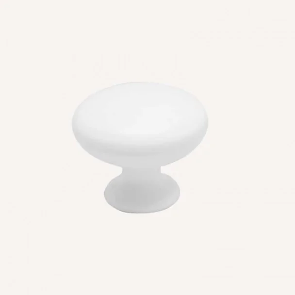 Pomo de Zamak Blanco Mate 3505