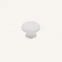 Pomo de Resina Blanco Mate 3001