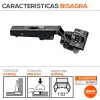 Bisagra 110º Ónix Blumotion