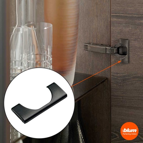 Tapa para Cazoleta de Bisagra Blum Negro Ónix