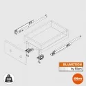 Juego de Guías Tandem Blumotion Extracción Parcial 30 kg
