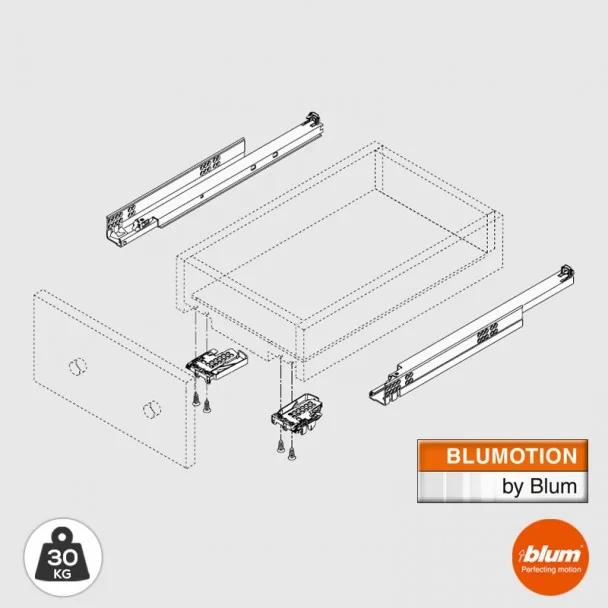 Juego de Guías Tandem Blumotion Extracción Total 30 kg