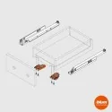 Juego de Acoplamiento para Guías Blum Tandem
