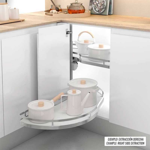 Bandeja Deslizante Dolphin I Flat Cromo