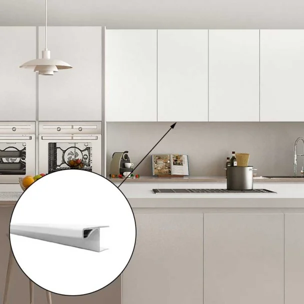 Perfil Gola Blanco para Módulo Alto