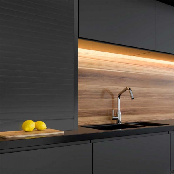 Kit Persiana Aluminio Antracita para Muebles de Cocina