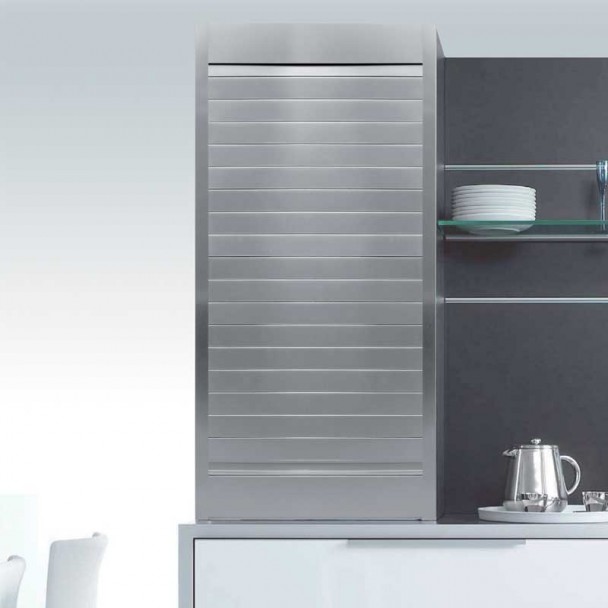 Kit Persiana Aluminio Natural para Muebles de Cocina