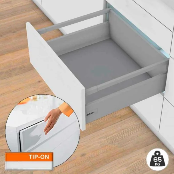 Cacerolero Gris TIP-ON BLUMOTION 65 kg Tandembox Antaro D