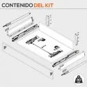 Cacerolero Blanco TIP-ON BLUMOTION 30 kg Tandembox Antaro D
